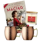 Książki kucharskie - Paczka od Mikołaja: Smak świąt. Ponad 100 przepisów i porad, Kubki z uszkiem Moscow miedź 24691, Świeca sojowa Zapach Świąt - miniaturka - grafika 1