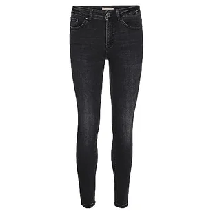 VERO MODA Damskie spodnie jeansowe, czarny denim, (L) W / 32L - Spodnie damskie - miniaturka - grafika 1