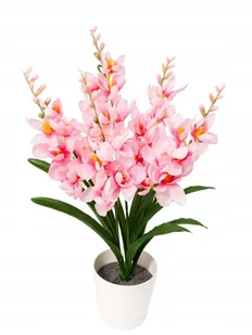 Frezja Sztuczna Bukiet Kwiatów w Doniczce - Sztuczne kwiaty - miniaturka - grafika 1