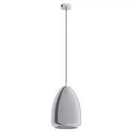 Lampy sufitowe - Eglo Alobrase 98614 lampa wisząca zwis oprawa 1x40W E27 chrom/ czarna dymiona - miniaturka - grafika 1