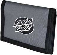 Portfele - portfel SANTA CRUZ MONO LINED OVAL DOT WALLET Iron - miniaturka - grafika 1