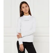 Bluzy dla dziewczynek - Patrizia Pepe Półgolf | Regular Fit - miniaturka - grafika 1