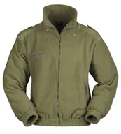 Bluzy męskie - Mil-Tec Bluza Polarowa Oliwkowa - 4XL - miniaturka - grafika 1