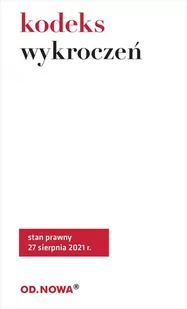 Kodeks wykroczeń - E-booki - prawo - miniaturka - grafika 1