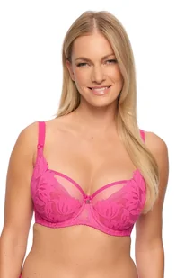 Biustonosz GAIA Semi-Soft Keto 1134 półusztywniany fuksja 65I - Biustonosze - miniaturka - grafika 1