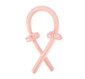 Wałki do włosów - DENI CARTE JASNORÓŻOWY WAŁEK DO KRĘCENIA WŁOSÓW + 2 FROTKI - miniaturka - grafika 1