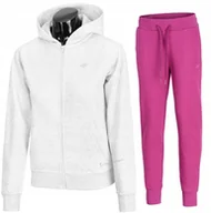 Spodnie sportowe damskie - 4F DAMSKI DRES BAWEĹNA KOMPLET BLUZA SPODNIE / rozm XS - miniaturka - grafika 1