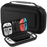 Akcesoria do Nintendo - Etui case pokrowiec wzmocniony do Nintendo Switch | czarny - miniaturka - grafika 1