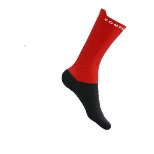COMPRESSPORT Skarpetki rowerowe PRORACING SOCKS V4 BIKE red/black - Skarpetki kolarskie - miniaturka - grafika 4