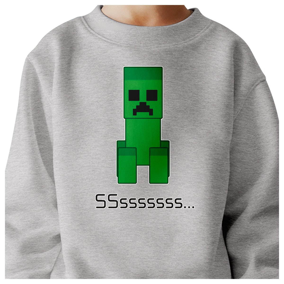 BLUZA DZIECIĘCA MINECRAFT 122-128 DLA DZIEWCZYNKI CHŁOPCA JAKOŚĆ