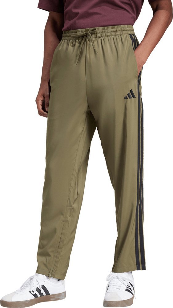 Adidas Spodnie męskie adidas Essentials 3-Stripes Stanford Open Hem oliwkowe JE6401 2XL