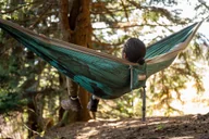 Hamaki - Eno DOUBLENEST Print, Tundra / Navy - miniaturka - grafika 1