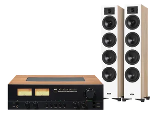 NAD C 3050 (orzech) + Diva 6 (dąb) - Zestawy stereo - miniaturka - grafika 1