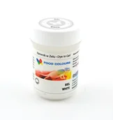 Dodatki do ciast w proszku - Barwnik w żelu biały spożywczy 35g Food Colours (nowa biel) - miniaturka - grafika 1