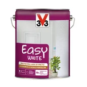 Farby wewnętrzne - Farba akrylowa do ścian i sufitów EASY WHITE 5 l biała - miniaturka - grafika 1