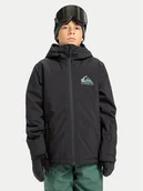 Kurtki narciarskie - Quiksilver Kurtka snowboardowa Mission EQBTJ03230 Czarny Regular Fit - miniaturka - grafika 1