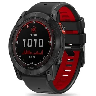Pasek do GARMIN FENIX 3 / 5X / 3HR / 5X PLUS / 6X / 6X PRO / 7X Tech-Protect IconBand czarno-czerwone - Akcesoria do smartwatchy - miniaturka - grafika 1