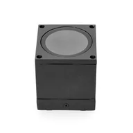 Lampy ogrodowe - Lampa ogrodowa zewnętrzna AVA 1 czarna KWADRATOWA GU10 sufitowa wodoodporna - miniaturka - grafika 1