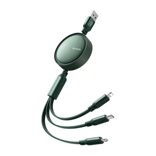 Kabel 3w1 USB do USB-C / Lightning / Micro USB, Mcdodo CA-7257, 3.5A, 1.2m (zielony) - Kable USB - miniaturka - grafika 1