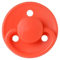 Smoczki uspokajające - Smoczek uspokajający okrągły lateksowy 6m+ Poppy flower / Mininor - miniaturka - grafika 1