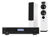 Zestawy stereo - Rotel A14 MkII (czarny) + Tesi 5 (biały) - miniaturka - grafika 1