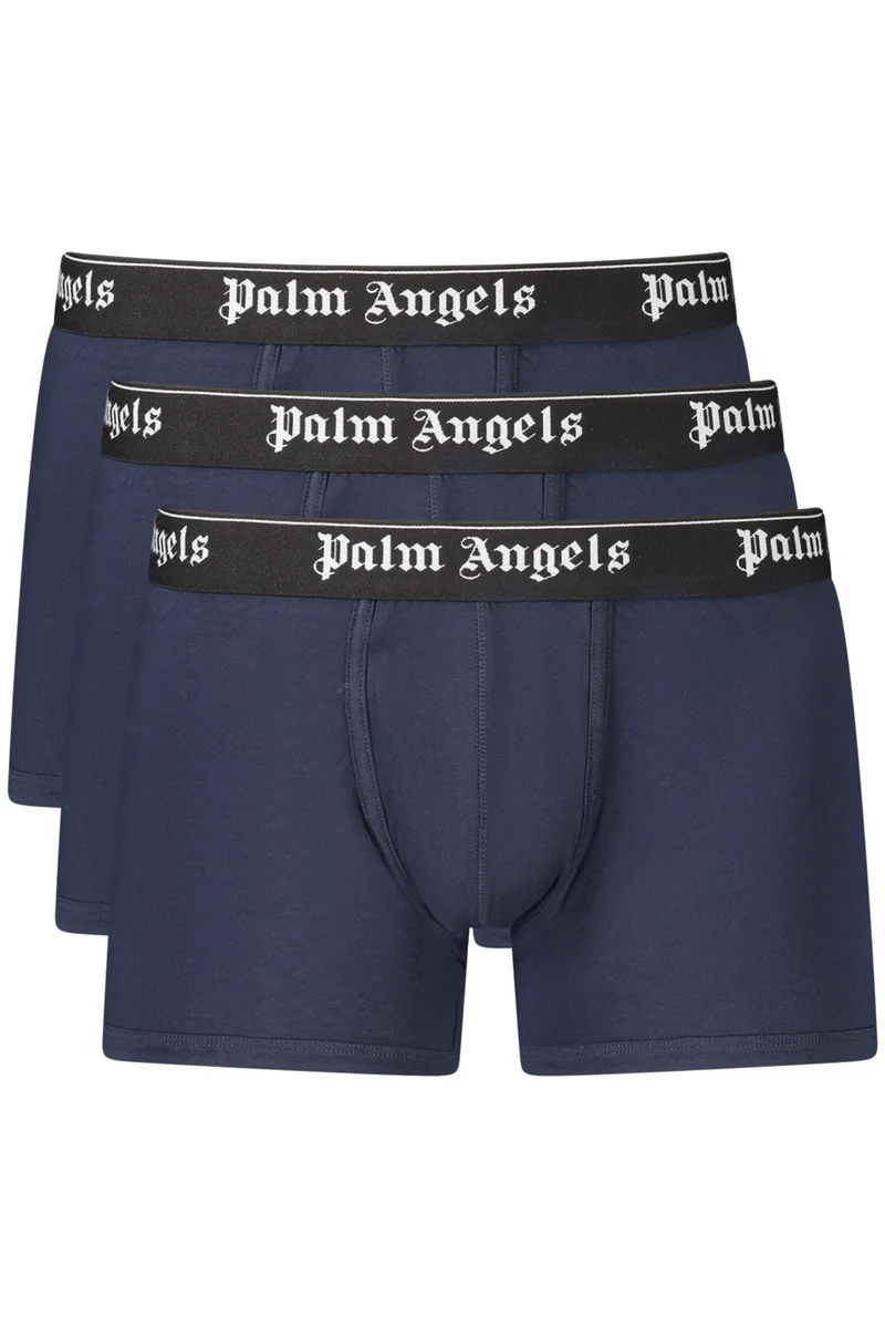 PALM ANGELS Bokserki Męskie 3-pack Trójpak Bielizna Męska z Gumą Bawełna L