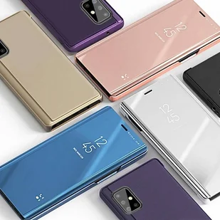 Clear View Case futerał etui z klapką Huawei P40 Lite / Nova 7i / Nova 6 SE czarny - Etui i futerały do telefonów - miniaturka - grafika 10