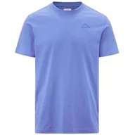 Koszulki męskie - Kappa Cafers Slim Tee Wygodna i stylowa koszulka techniczna kolor niebieski Ultramaryna i niebieska mocna koszulka Rozmiar 16Y - miniaturka - grafika 1