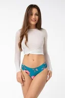 Majtki damskie - Figi damskie brazyliany bezszwowe Wild Rose Brasil Julimex - miniaturka - grafika 1