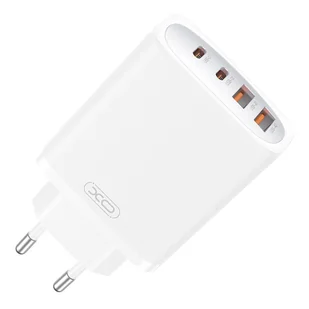 Ładowarka sieciowa XO CE22, 45W, GaN, 2x USB-C, 2x USB-A - Ładowarki do telefonów Ładowarka sieciowa XO CE22, 45W, GaN, 2x USB-C, 2x USB-A - Ładowarki do telefonów - miniaturka - grafika 1