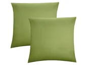 Pościel - Biberna Poszewka na poduszkę z delikatnego dżerseju, 2 szt. (Świerk, 80 x 80) - miniaturka - grafika 1
