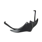 Gogle i okulary motocyklowe - Części zapasowe Smith Warp Montaż do Maski Quarter Czarny - miniaturka - grafika 1