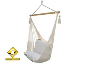 Hamaki - Fotel hamakowy KOALA AHC-8, sznurkowy, biały - miniaturka - grafika 1