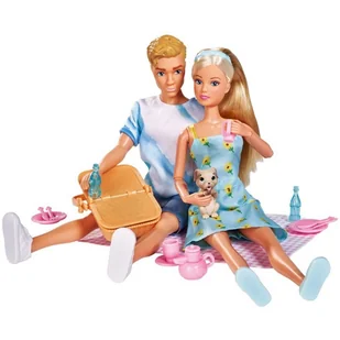 Lumarko Lalka Steffi I Kevin Na Pikniku Z Pieskiem Zestaw! - Lalki dla dziewczynek - miniaturka - grafika 5