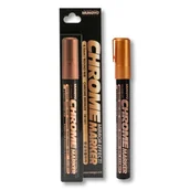 Markery permanentne - Mungyo Marker chromowy 4,5mm brązowy - miniaturka - grafika 1