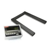 Wagi specjalistyczne - AXIS 4BA3000PA 3000kg, 1kg, 600x1135mm - waga paletowa lakierowana, ważenie EURO palet - miniaturka - grafika 1