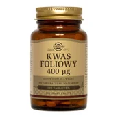Witaminy i minerały - Solgar Kwas foliowy 400mg 100 szt. - miniaturka - grafika 1