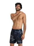 Kąpielówki męskie - Arena Szorty kąpielowe w kolorze czarno-szarym - miniaturka - grafika 1