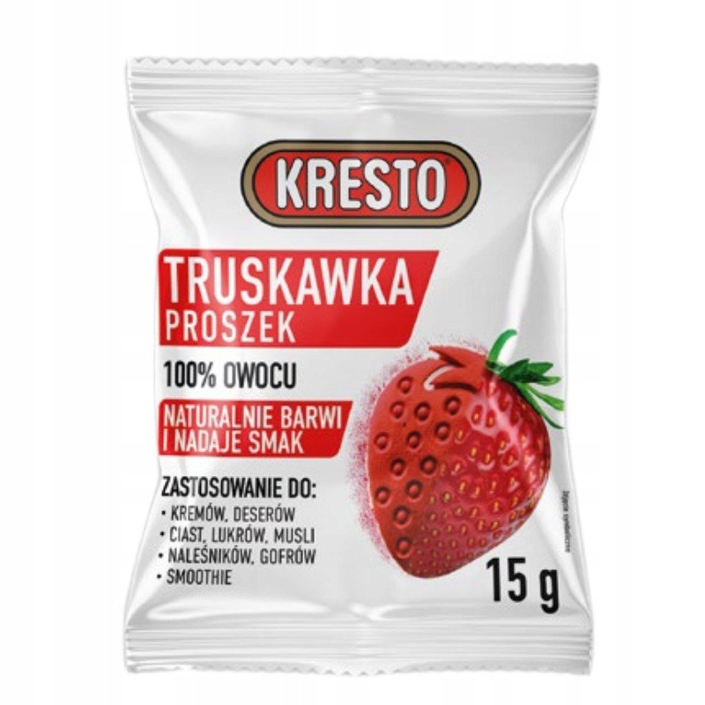 Truskawka liofilizowana w proszku Kresto 15 g
