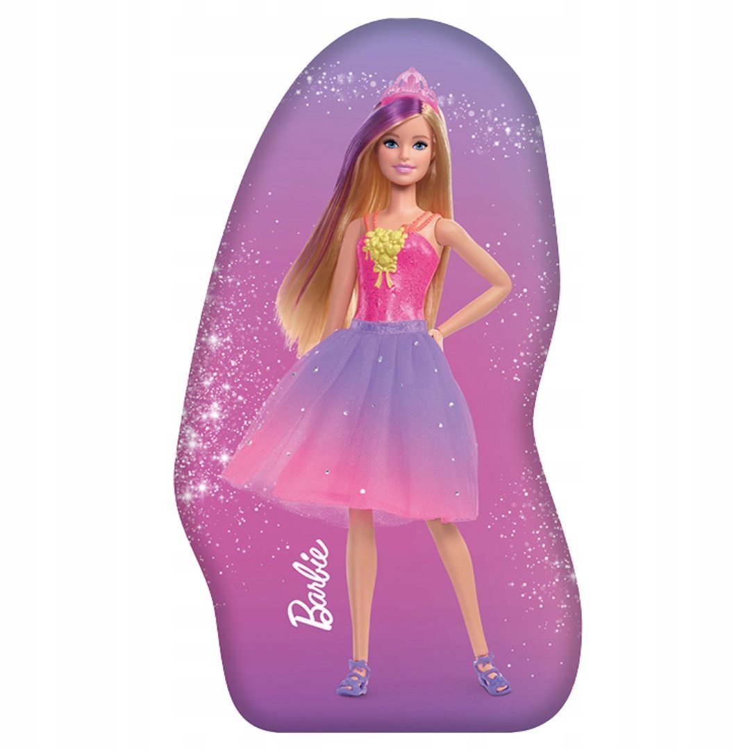 Poduszka Barbie Licencyjna Kształtka Różowa Dekoracyjna do Pokoju