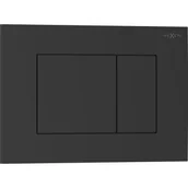 Przyciski spłukujące - Mexen Tex 02 przycisk spłukujący, czarny matowy - 6102-02 - miniaturka - grafika 1