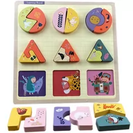 Puzzle - Puzzle Drewniane Edukacyjne Zwierzątka Zkb-2053 - miniaturka - grafika 1