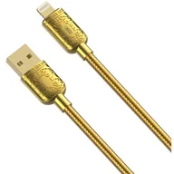 Kable USB - XO Kabel NB216 USB - Lightning 1,0 m 2,4A złoty - miniaturka - grafika 1