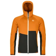 Kurtki męskie - Kurtka męska Ortovox Fleece Rib Hoody M Rozmiar: XL / Kolor: pomarańczowy - miniaturka - grafika 1