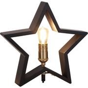 Lampy pozostałe - Czarna dekoracja świetlna ze świątecznym motywem Lysekil – Star Trading - miniaturka - grafika 1