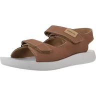 Sandały damskie - Sandały Geox Model J Sandal Lightfloppy Kolor Brązowy - miniaturka - grafika 1