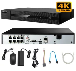 Zestaw monitoringu 8 kamer IP Hikvision IPCAM-T4 4MPx POE - Zestawy do monitoringu - miniaturka - grafika 3