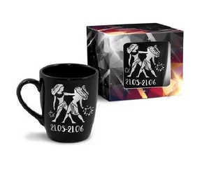 BGtach Zodiak kubek Baryłka czarny 300ml Bliźnięta 013-01/OP-161-007/PL-6369 - Kubki - miniaturka - grafika 1