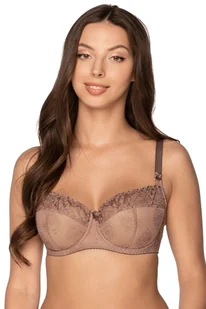 Biustonosz półusztywniany Gaia 1107 Elena mokka - Biustonosze - miniaturka - grafika 1