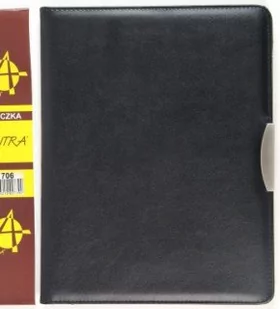 Antra Ryszard Polubiec Teczka Czarna. Metalowe Zapięcie - Teczki i skoroszyty - miniaturka - grafika 1